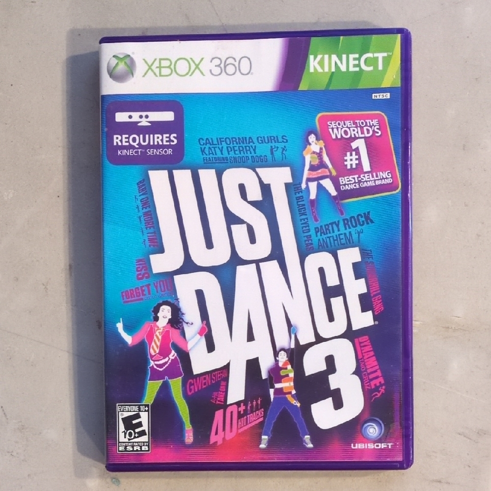 Xbox 360 Kinect Just Dance 3 Video Game